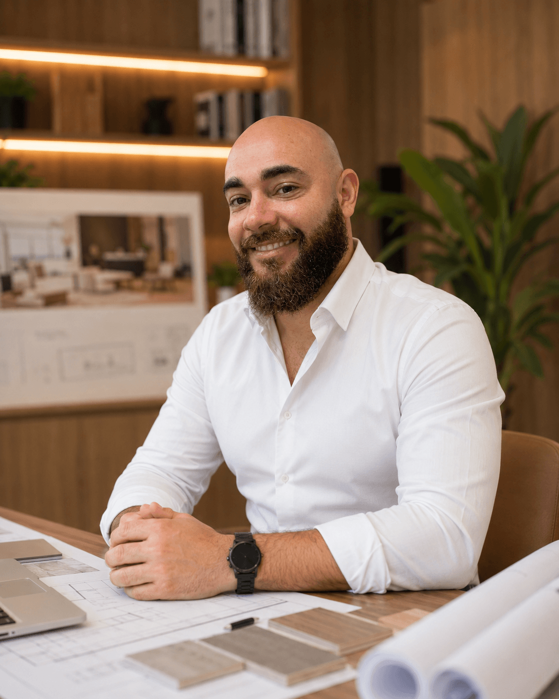 Ingeniero civil Luis Borrero, fundador de MADEIN Studio Arquitectónico